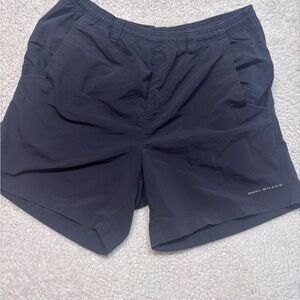 Columbia Black Mesh-Lined Athletic Shorts